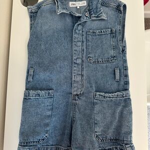 Zara Blue Denim Vest